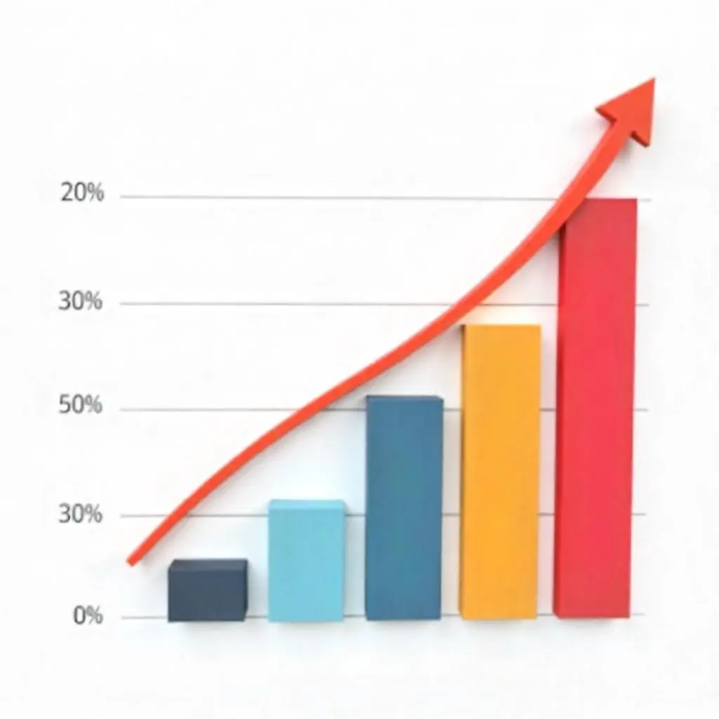 Graph of Digital Marketing Ad spend impacts results